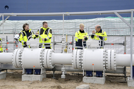Offizielle Inbetriebnahme des LNG-Terminals 'Deutsche Ostsee' in Lubmin