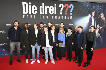 Filmpremiere 'Die drei ??? - Erbe des Drachen' in München