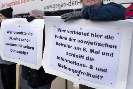 Demonstration zum Jahrestag der Ermordung von Liebknecht und Luxemburg in Berlin