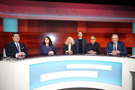 Talkshow 'hart aber fair' in Berlin