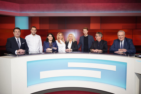 Talkshow 'hart aber fair' in Berlin