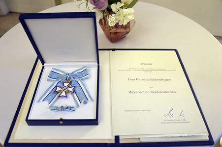 Verleihung des Bayerischen Verdienstordens an Barbara Schöneberger in Berlin