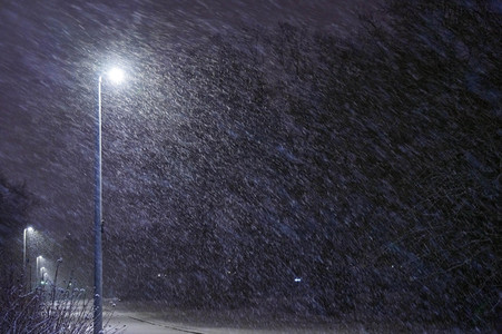 Schneefall in Hannover