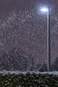 Schneefall in Hannover