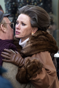 Dreharbeiten 'Feud: Capote's Women' in New York