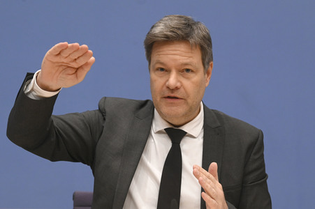 Bundespressekonferenz Vorstellung des Jahreswirtschaftsberichts 2023 in Berlin