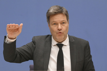 Bundespressekonferenz Vorstellung des Jahreswirtschaftsberichts 2023 in Berlin