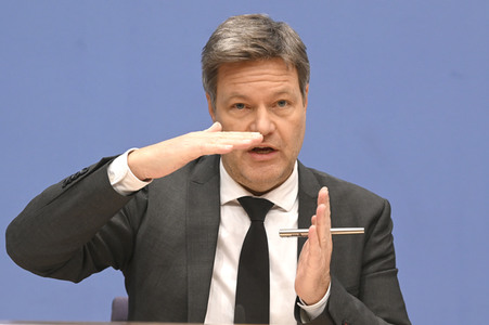 Bundespressekonferenz Vorstellung des Jahreswirtschaftsberichts 2023 in Berlin