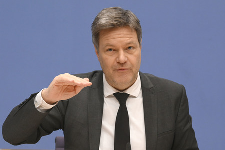 Bundespressekonferenz Vorstellung des Jahreswirtschaftsberichts 2023 in Berlin