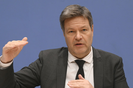 Bundespressekonferenz Vorstellung des Jahreswirtschaftsberichts 2023 in Berlin