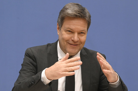 Bundespressekonferenz Vorstellung des Jahreswirtschaftsberichts 2023 in Berlin