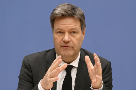 Bundespressekonferenz Vorstellung des Jahreswirtschaftsberichts 2023 in Berlin