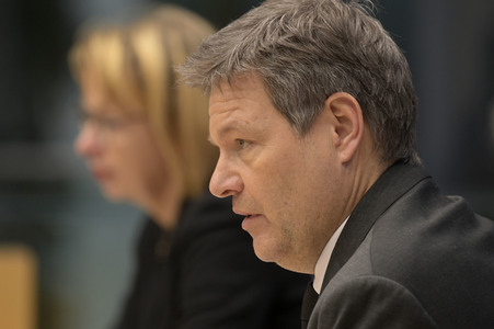 Bundespressekonferenz Vorstellung des Jahreswirtschaftsberichts 2023 in Berlin