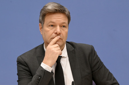 Bundespressekonferenz Vorstellung des Jahreswirtschaftsberichts 2023 in Berlin
