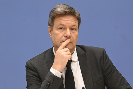 Bundespressekonferenz Vorstellung des Jahreswirtschaftsberichts 2023 in Berlin