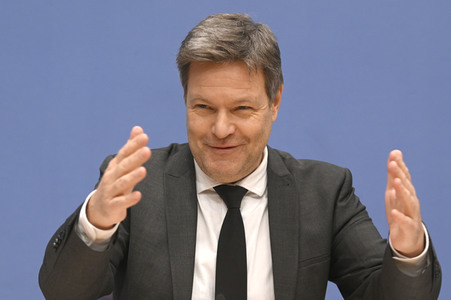 Bundespressekonferenz Vorstellung des Jahreswirtschaftsberichts 2023 in Berlin