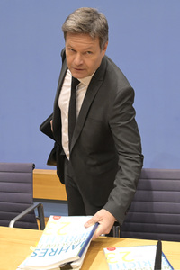 Bundespressekonferenz Vorstellung des Jahreswirtschaftsberichts 2023 in Berlin