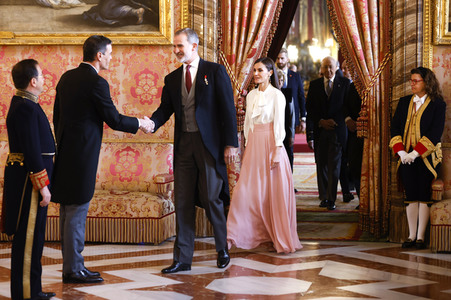 Empfang des Diplomatischen Corps in Madrid