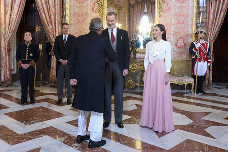 Empfang des Diplomatischen Corps in Madrid