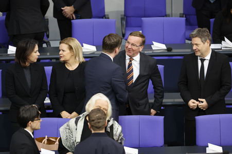 Gedenken des Deutschen Bundestages an die Opfer des Nationalsozialismus in Berlin
