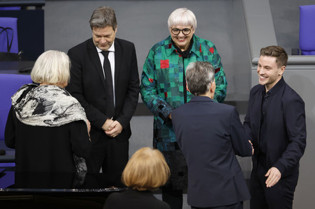 Gedenken des Deutschen Bundestages an die Opfer des Nationalsozialismus in Berlin