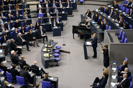 Gedenken des Deutschen Bundestages an die Opfer des Nationalsozialismus in Berlin