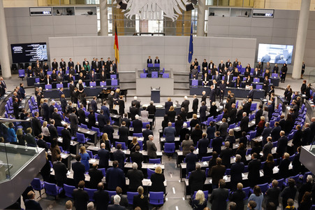 Gedenken des Deutschen Bundestages an die Opfer des Nationalsozialismus in Berlin