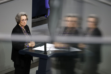 Gedenken des Deutschen Bundestages an die Opfer des Nationalsozialismus in Berlin