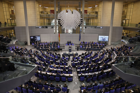 Gedenken des Deutschen Bundestages an die Opfer des Nationalsozialismus in Berlin