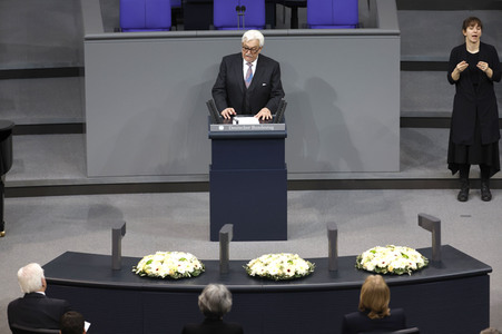 Gedenken des Deutschen Bundestages an die Opfer des Nationalsozialismus in Berlin