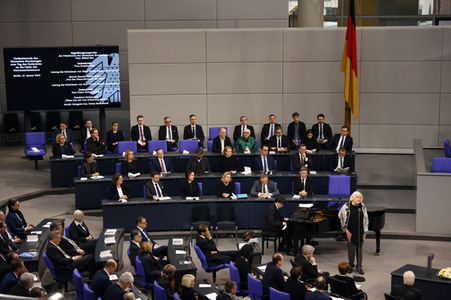 Gedenken des Deutschen Bundestages an die Opfer des Nationalsozialismus in Berlin