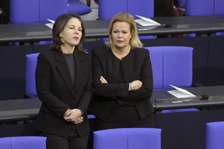 Gedenken des Deutschen Bundestages an die Opfer des Nationalsozialismus in Berlin