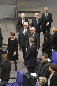 Gedenken des Deutschen Bundestages an die Opfer des Nationalsozialismus in Berlin