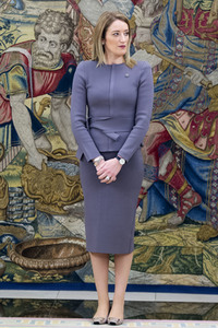Empfang für Roberta Metsola in Madrid