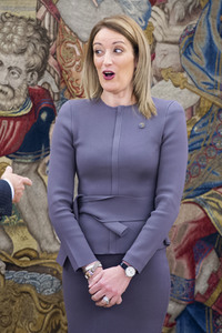 Empfang für Roberta Metsola in Madrid