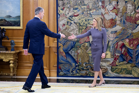 Empfang für Roberta Metsola in Madrid