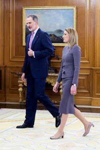 Empfang für Roberta Metsola in Madrid