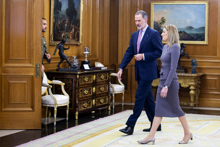 Empfang für Roberta Metsola in Madrid