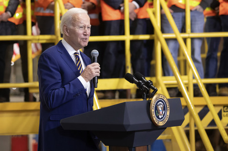 Rede von Joe Biden in New York
