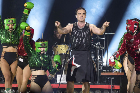 Konzert von Robbie Williams in Düsseldorf