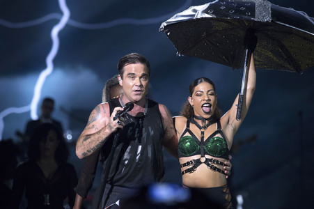 Konzert von Robbie Williams in Düsseldorf