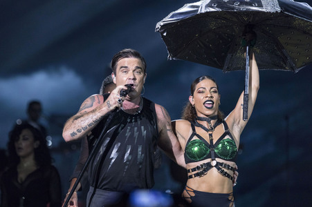 Konzert von Robbie Williams in Düsseldorf