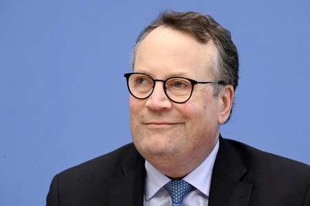Bundespressekonferenz Vorstellung der Forderungen der Metall- und Elektro-Industrie in Berlin