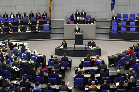 84. Sitzung des Deutschen Bundestages in Berlin