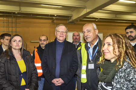 Spendensammelstelle für die Erdbebenopfer in Hannover