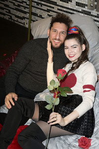 Fototermin mit Klaudia Giez und Adriano Salvaggio im Hard Rock Cafe Berlin