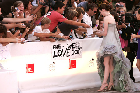 Filmpremiere 'Rachels Hochzeit', Internationale Filmfestspiele von Venedig 2008