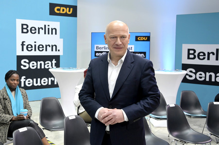 Pressekonferenz der CDU in Berlin