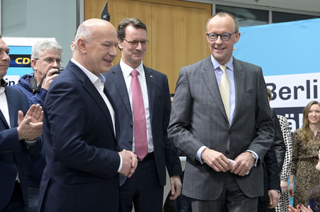 Pressekonferenz der CDU in Berlin