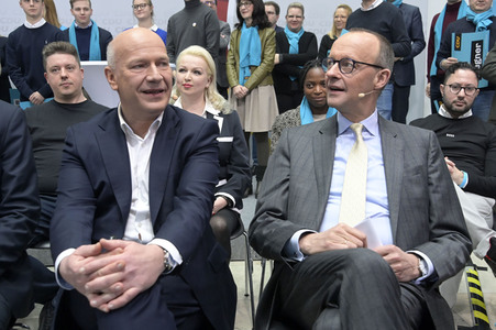 Pressekonferenz der CDU in Berlin